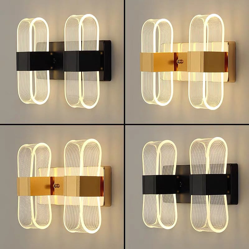 Golden Nordic Style Wall Lamp Lighting Fixture GND Products