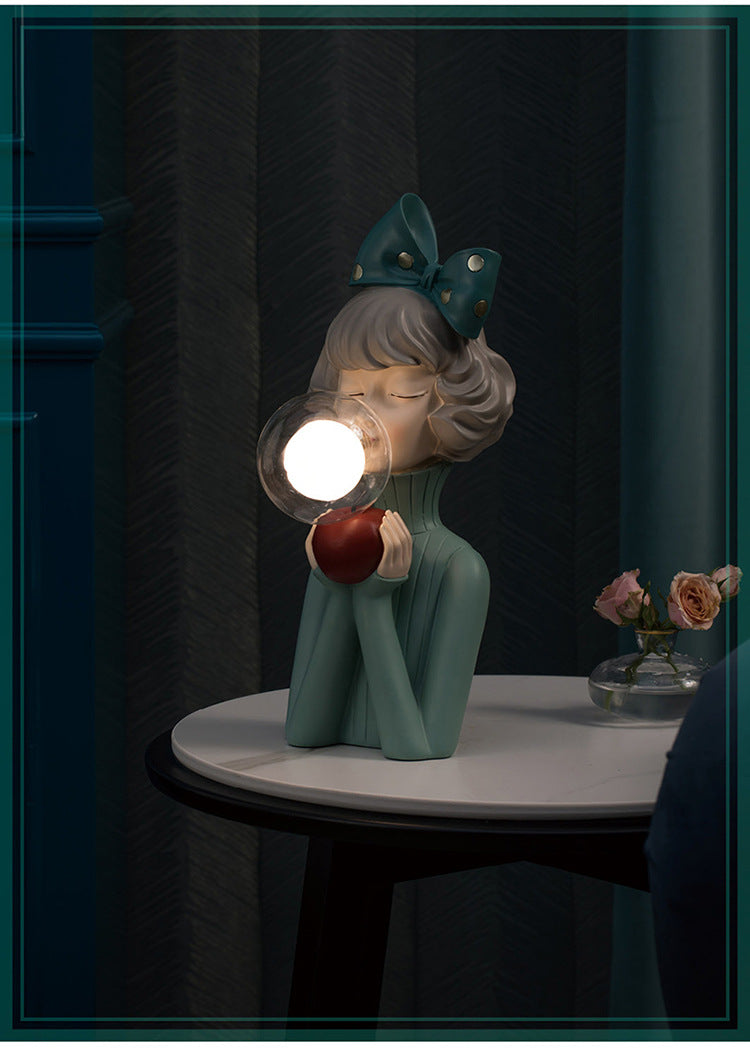 Novelty Bedroom Nightlight Bubble Girl