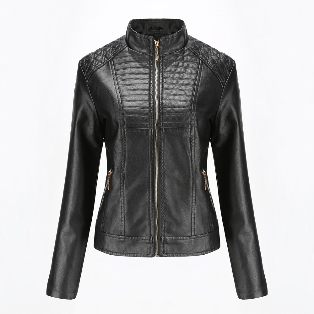 Women's motorcycle leather jacket Saor Style