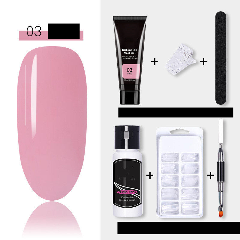 Nail Art Solid Extension Glue Long Crystal Model Crystal Glue Set GND Products
