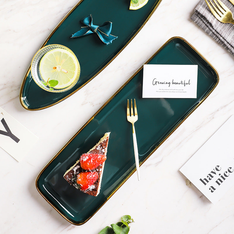 Square Decorative Ceramic Tableware