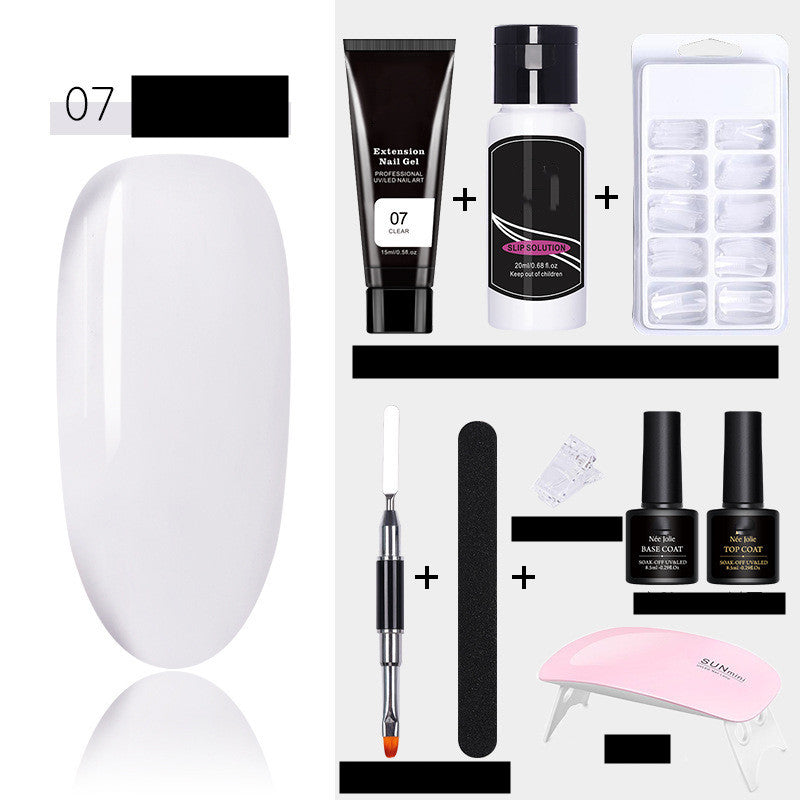Nail Art Solid Extension Glue Long Crystal Model Crystal Glue Set GND Products