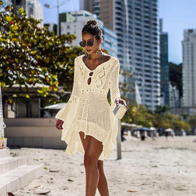 Bikini Women Swimsuit Cover-up Beach Bathing Beach Dress Saor Style