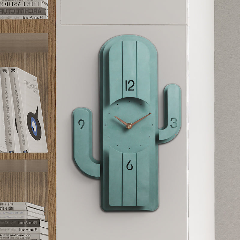 Wooden Clock Wall Clock Living Room Personality Creativity