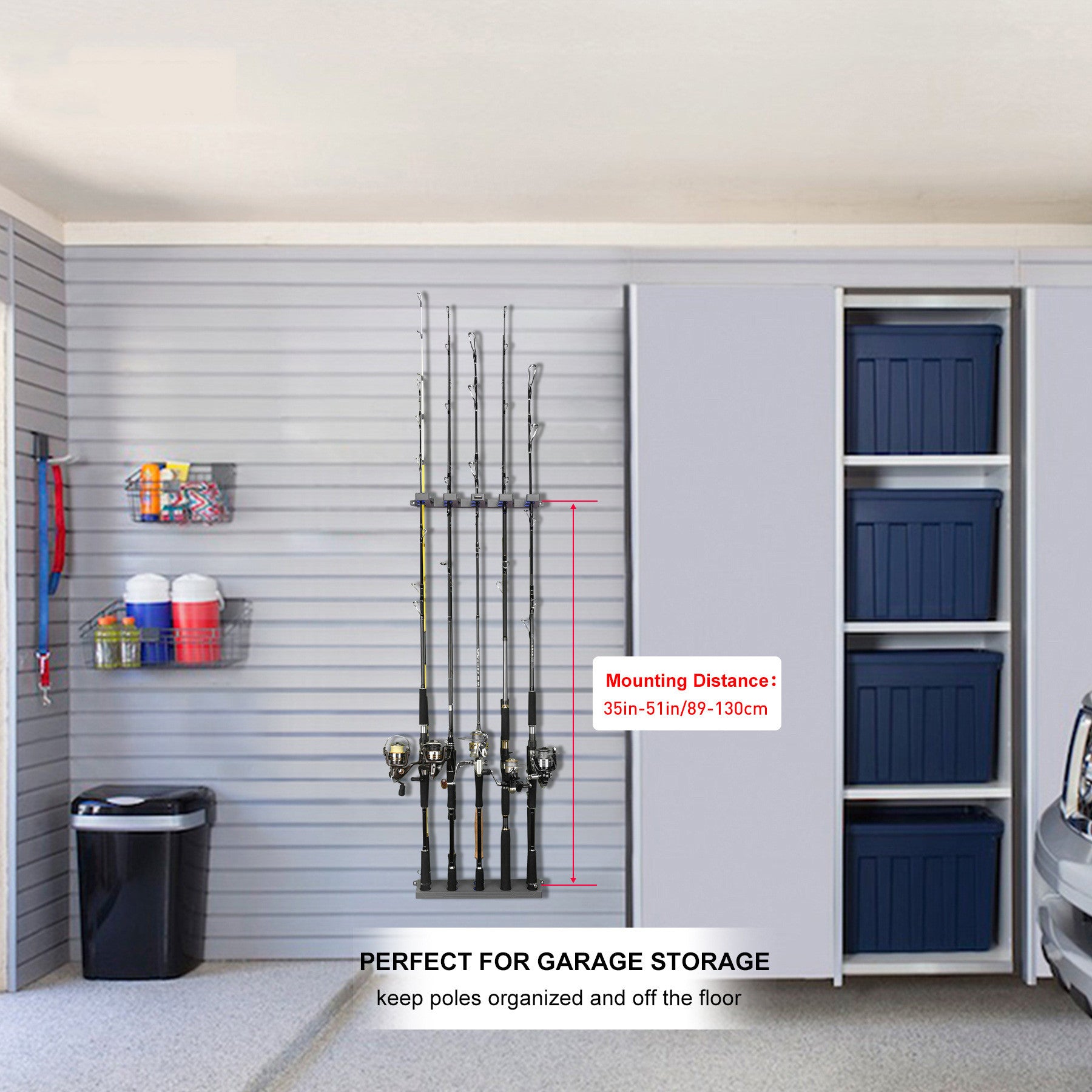 Color Plastic Fishing Rod Fishing Rod Display Holder GND Products