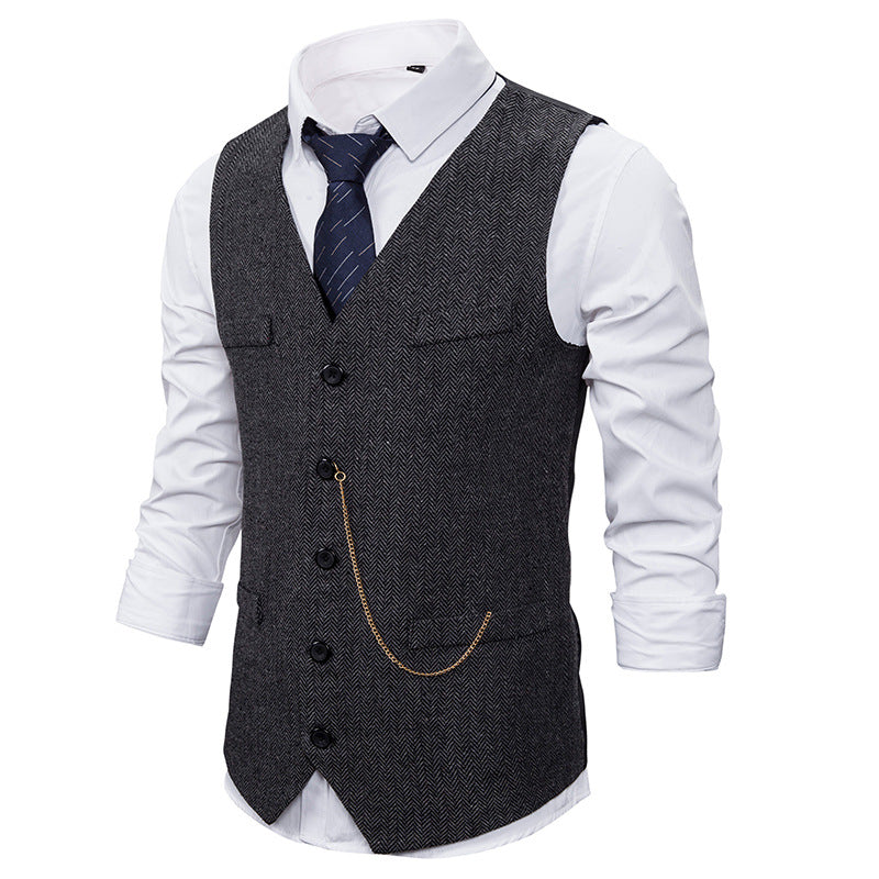 Men's suit waistcoat Saor Style
