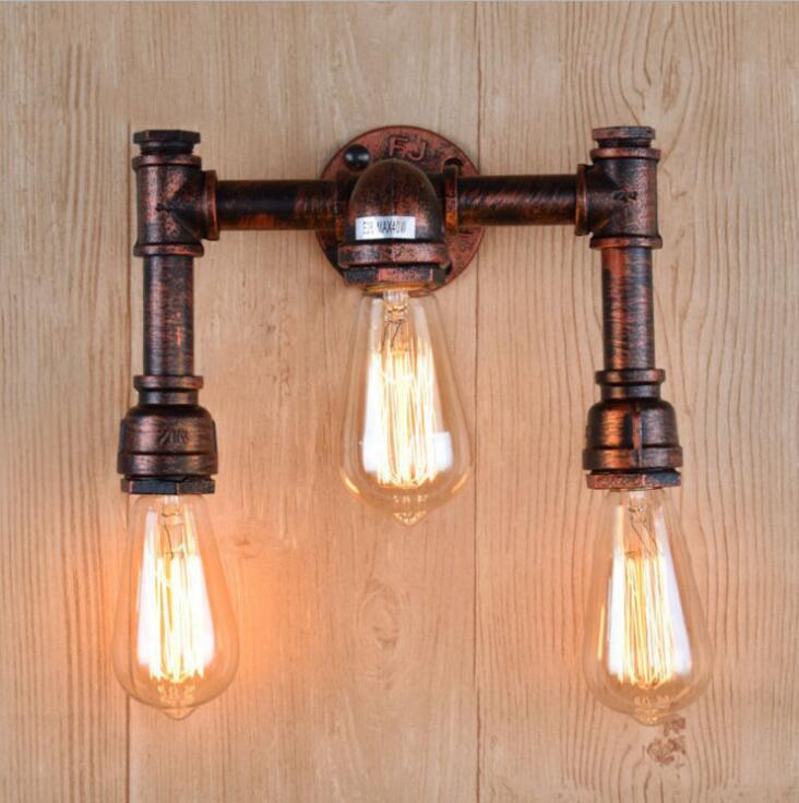 Retro Industrial Style Decoration Restaurant Bar Wrought Iron Lighting GND Products