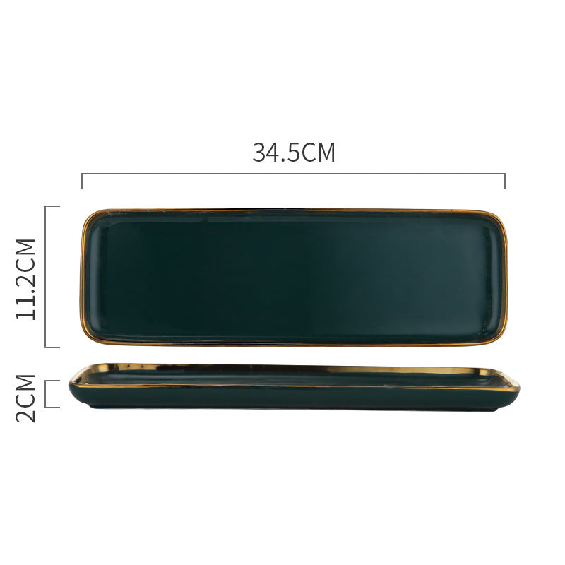 Square Decorative Ceramic Tableware