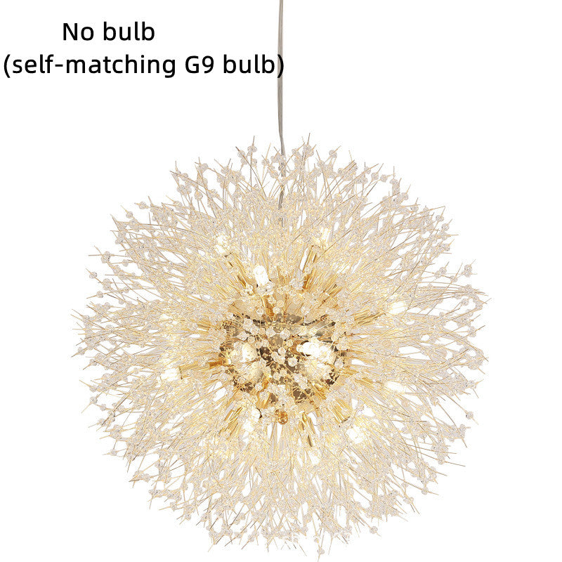 Dandelion Crystal Chandelier Restaurant Bedroom Clothing Shop Lighting GND Products