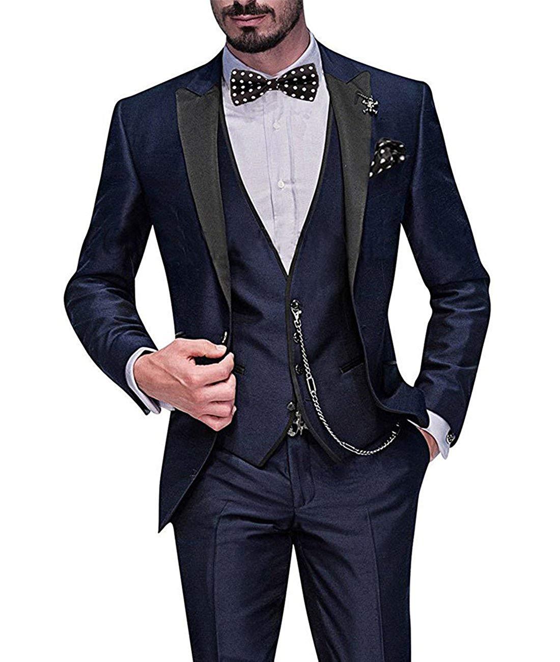 Men's Three-piece Suit Bridegroom Best Man Wedding Suit Men Saor Style