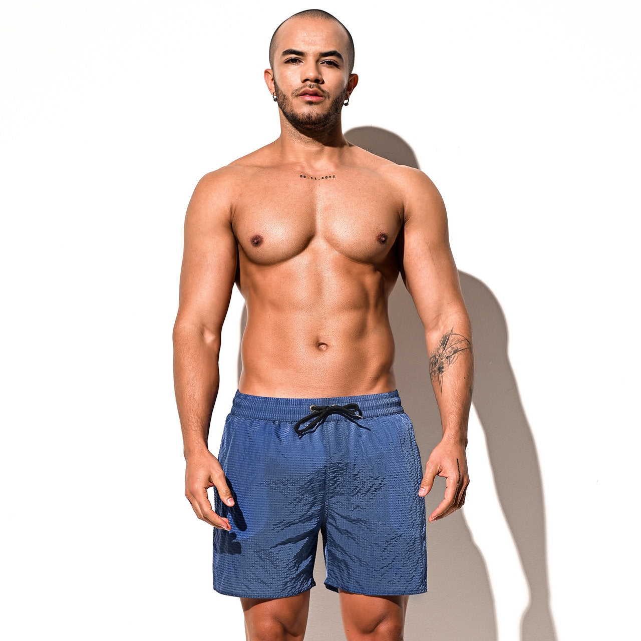 Solid Color Simple Basic Shorts Loose Shorts