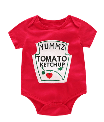 Cartoon fruit alphabet short sleeve Saor Style