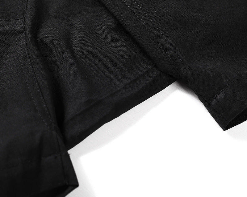 Classic big zipper shorts