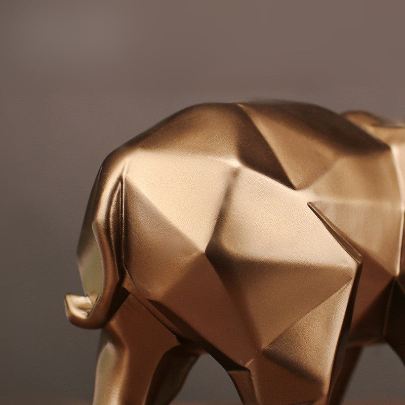 Imitation copper resin Elephant craft decoration