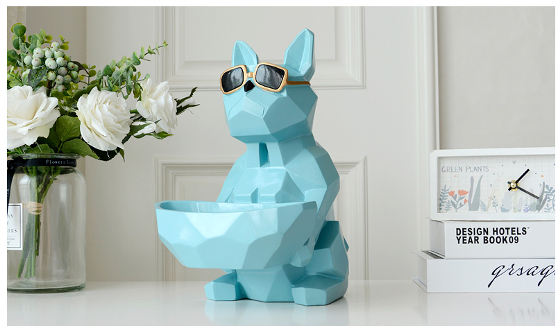 Geometric Glasses Dog Storage Box