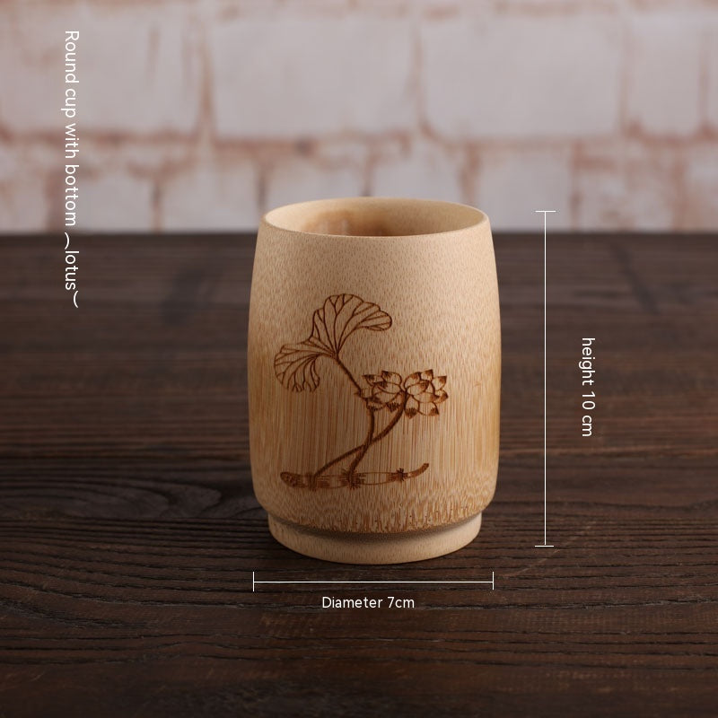 Creative Simple Bamboo Charcoal Beer Cup Saor Style