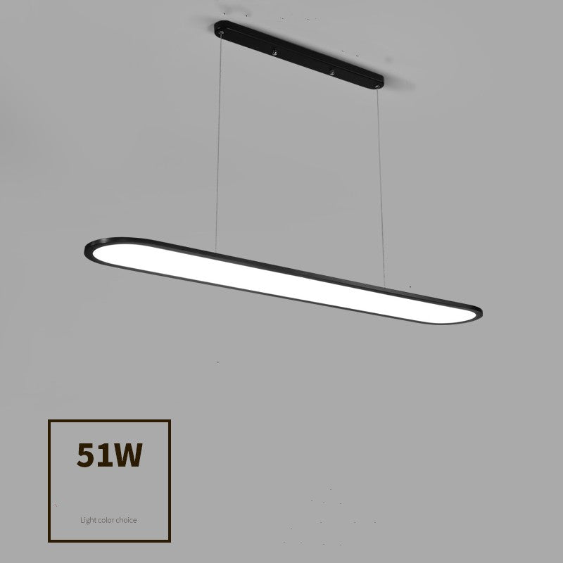 Modern Simple Creative Strip Bar Led Office Lighting Restaurant Chandelier GND Products
