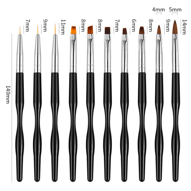 Nail Art Light Therapy Paint Pen Set Of 10 GND Products