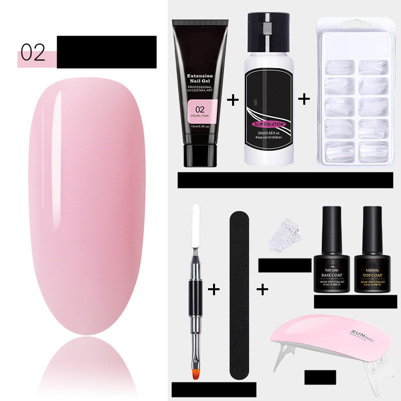 Nail Art Solid Extension Glue Long Crystal Model Crystal Glue Set GND Products