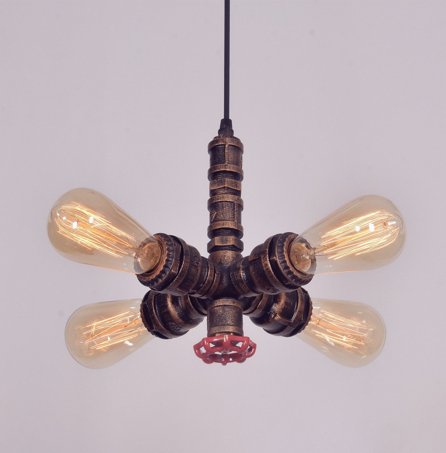 Retro Industrial Style Decoration Restaurant Bar Wrought Iron Lighting GND Products