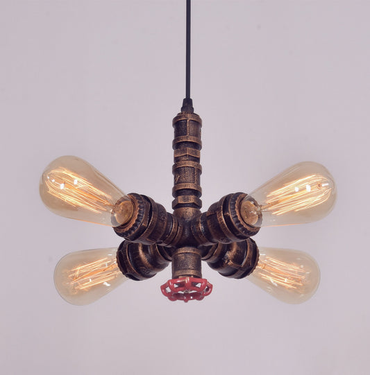 Retro Industrial Style Decoration Restaurant Bar Wrought Iron Lighting GND Products