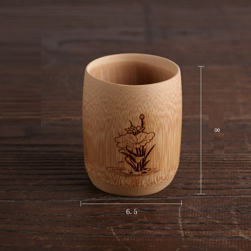 Creative Simple Bamboo Charcoal Beer Cup Saor Style
