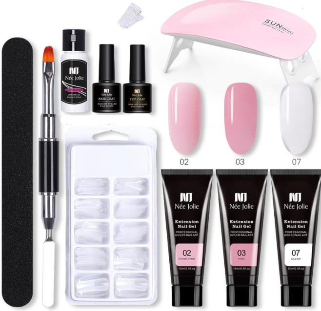 Nail Art Solid Extension Glue Long Crystal Model Crystal Glue Set GND Products