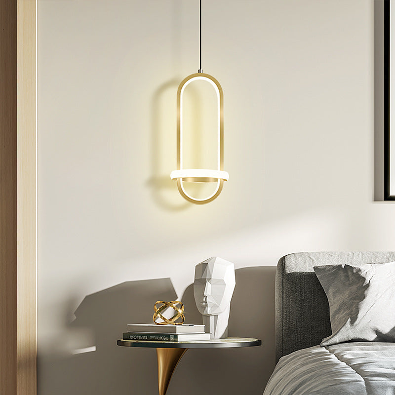 Modern Simple Led Bedroom Bedside Chandelier Nordic Creative Personality GND Products