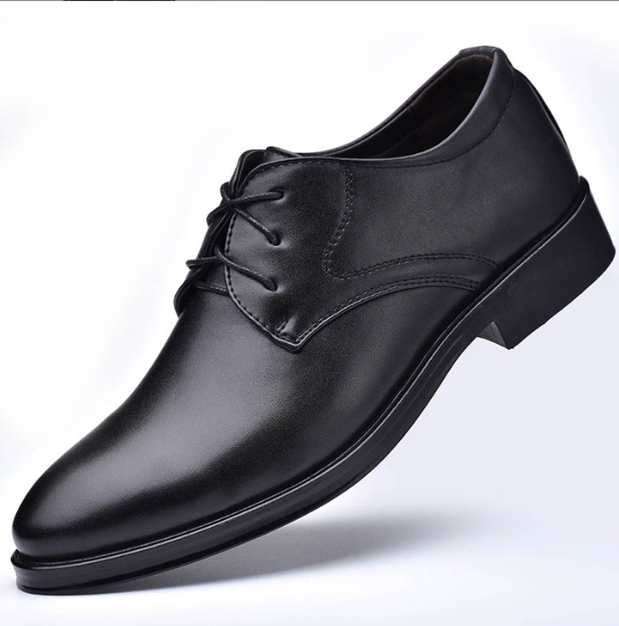 Black Shoes With Pointed Toe For Men Saor Style