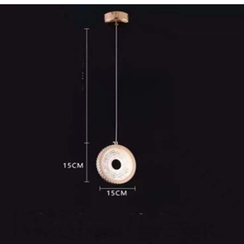 Chandelier Light Luxury Modern Crystal High-end Lamp New Nordic Bedroom Room Bedside GND Products