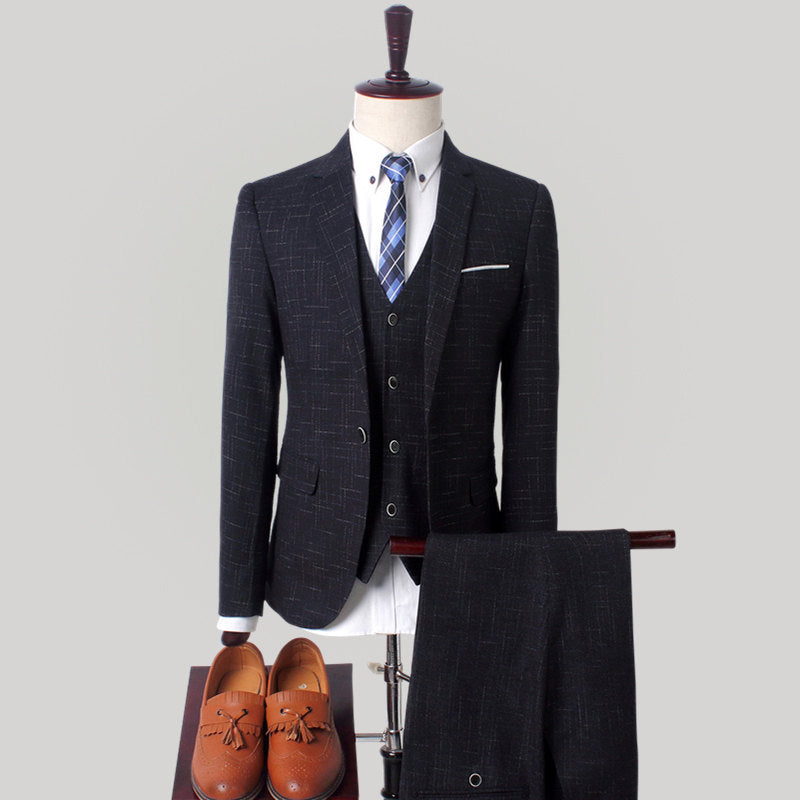 Wedding groomsmen wedding suit men's suit Saor Style