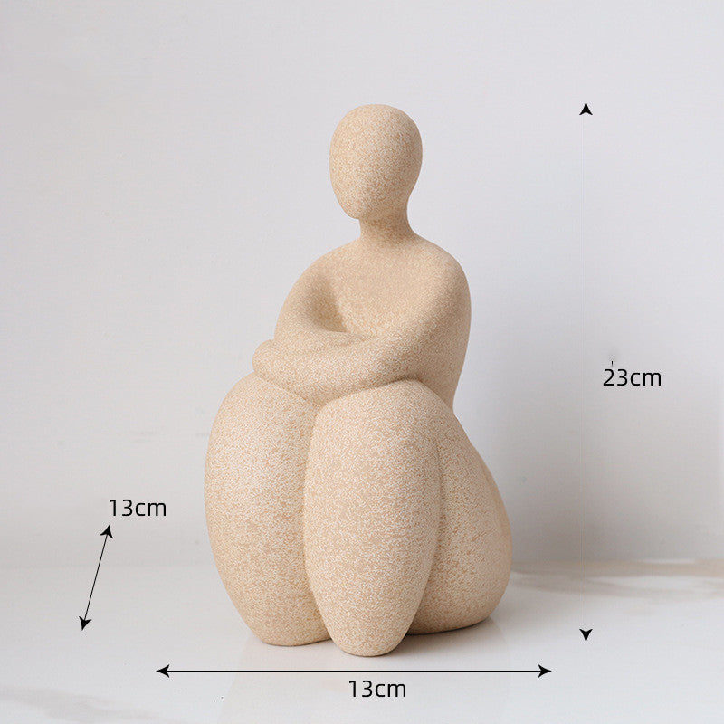 Nordic Minimalist Art Abstract Character Ornament Saor Style