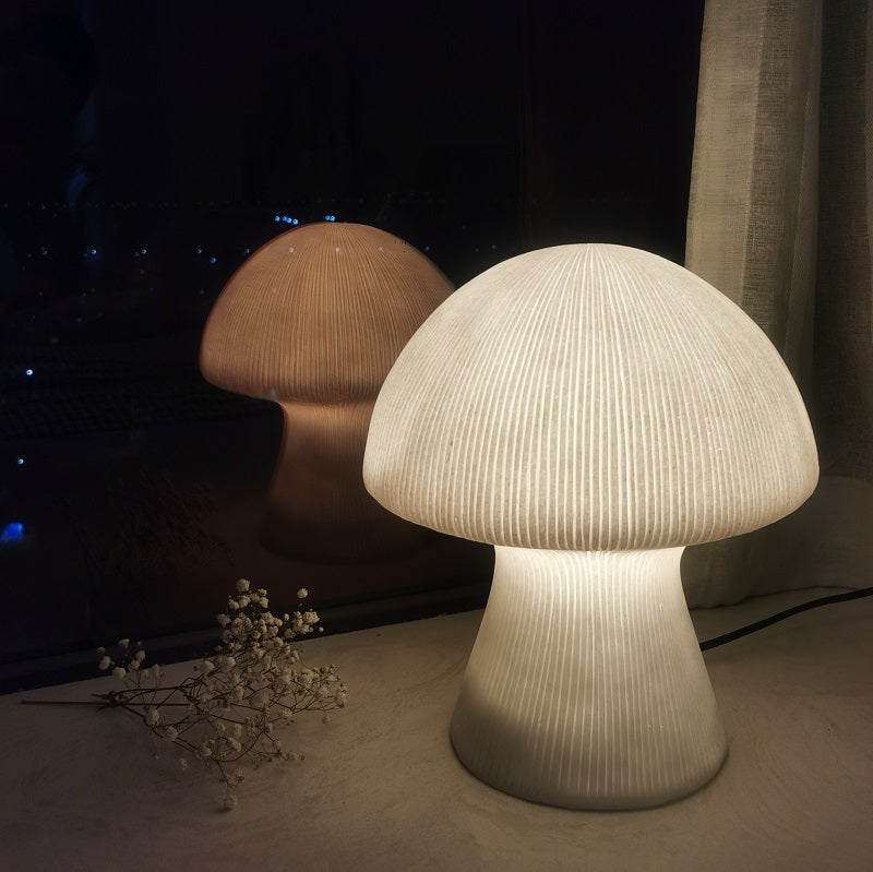 Nordic Style Bedside Bedroom Table Lamp Night Light Sandstone Handmade Ornaments GND Products