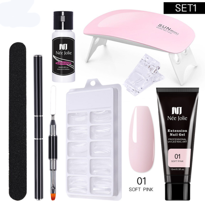 Nail Art Solid Extension Glue Long Crystal Model Crystal Glue Set GND Products