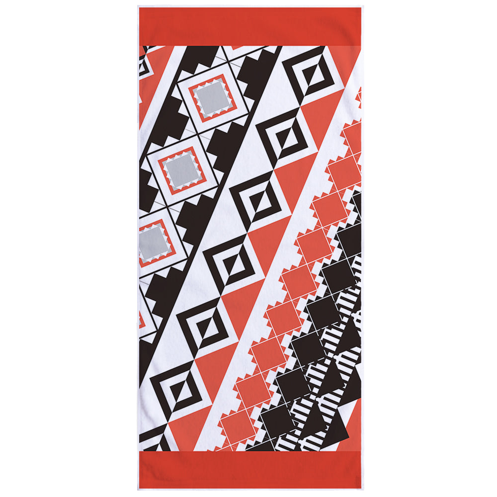 Microfiber Square Print Beach Towel Saor Style