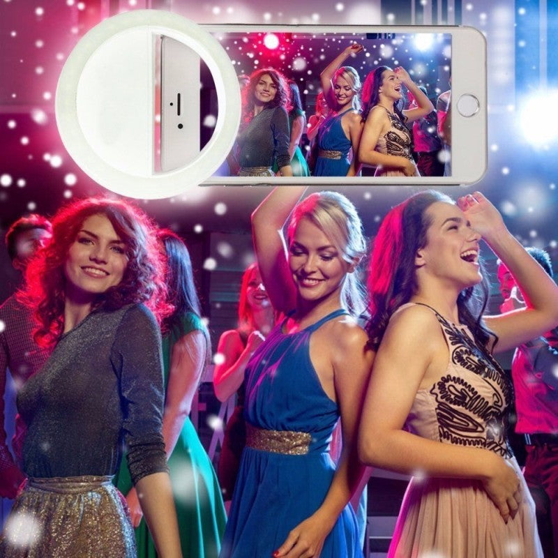 Selfie Ring Mobile Phone Clip Lens Light Lamp Litwod Led Bulbs GND Products