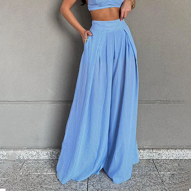 Women's Fashion Slim Strap Tube Top Suit Saor Style
