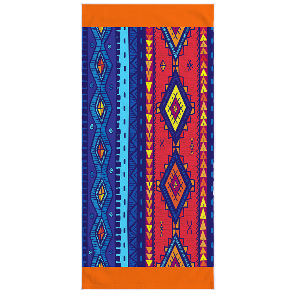 Microfiber Square Print Beach Towel Saor Style