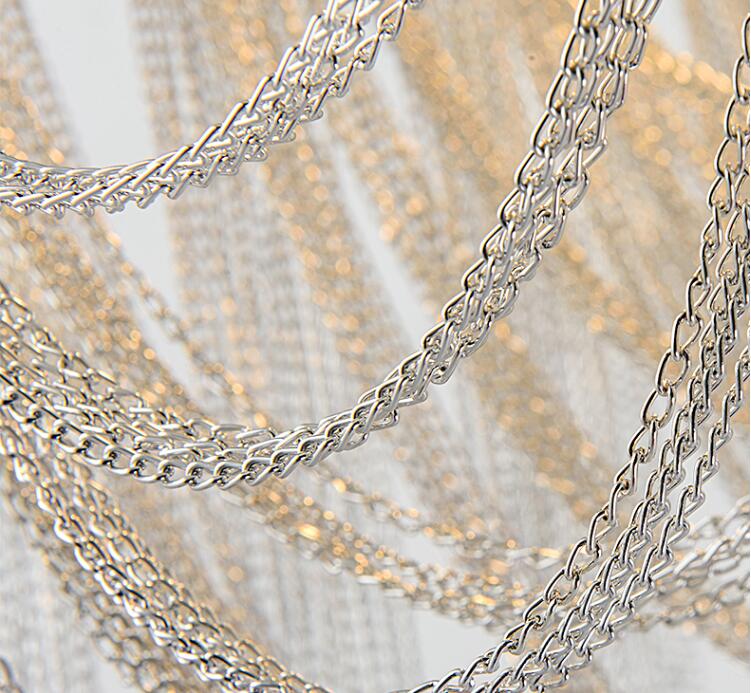 Nordic Light Luxury Tassel Aluminum Chain Living Room Ceiling GND Products