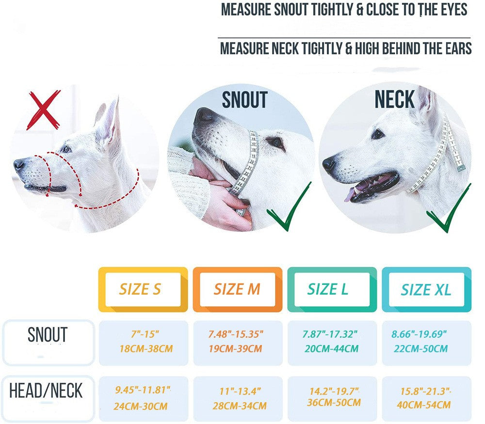 Pet Supplies Pet Muzzle Nylon Dog Muzzle Rope Saor Style