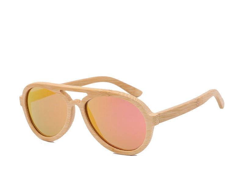 Wooden Frame Sunglasses Unisex