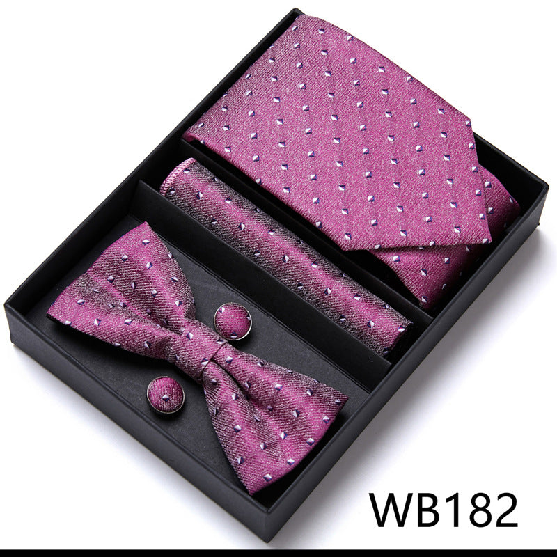 Men's Business Dress Wedding Bow Tie Suit Saor Style