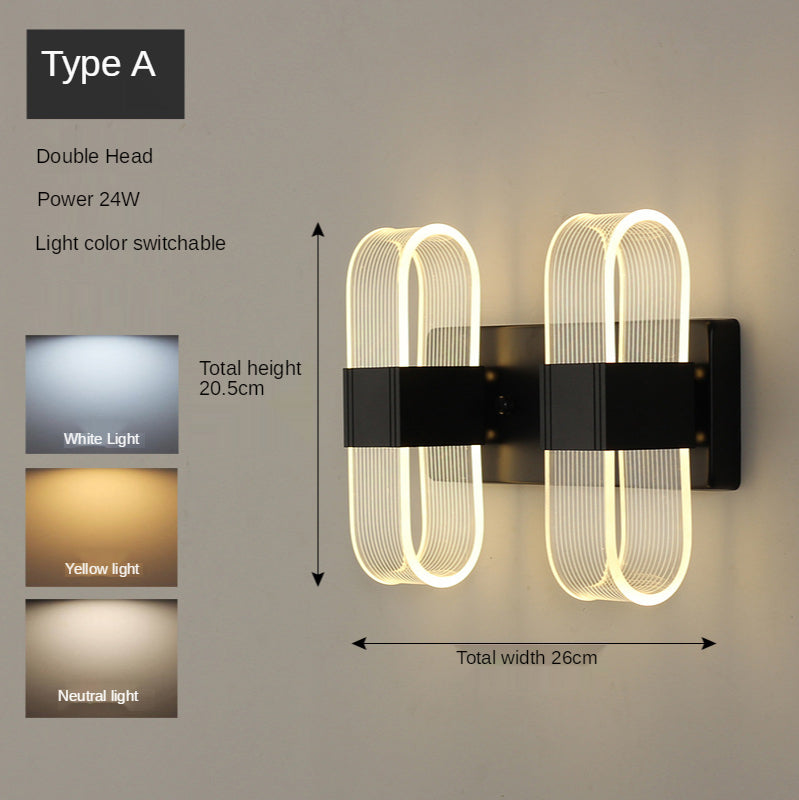 Golden Nordic Style Wall Lamp Lighting Fixture GND Products