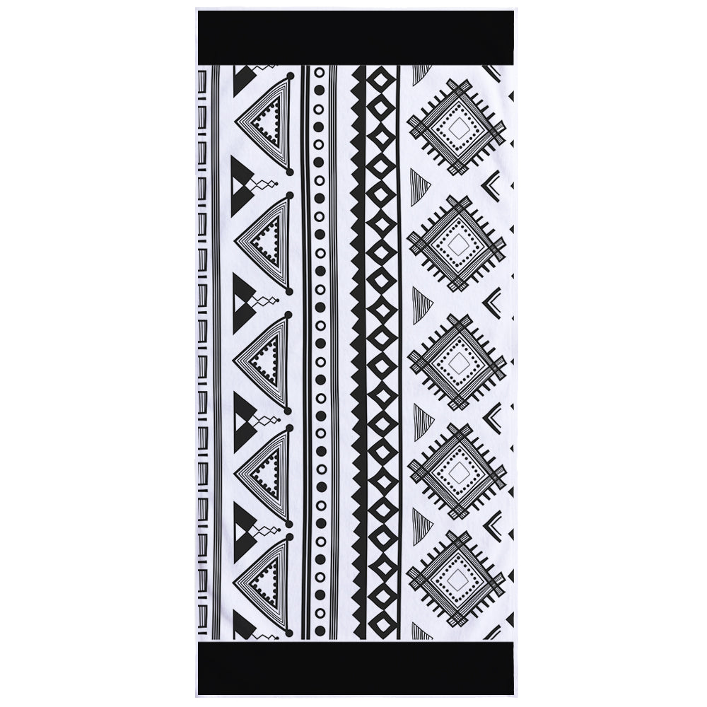 Microfiber Square Print Beach Towel Saor Style