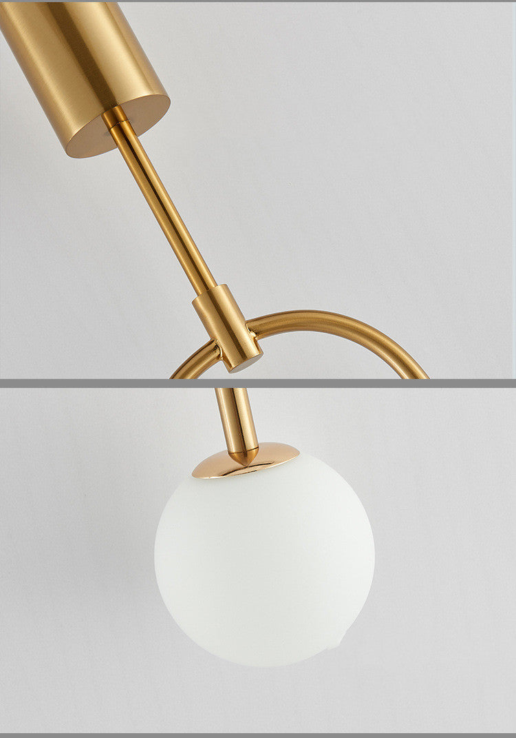 Minimalist Bedroom Bedside Chandelier Modern