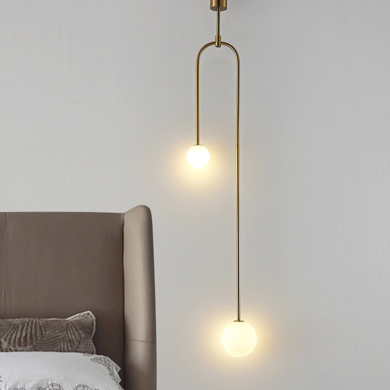 Minimalist Bedroom Bedside Chandelier Modern