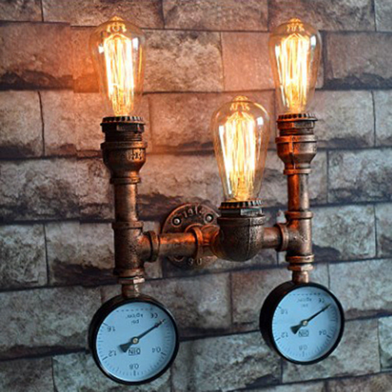 Retro Industrial Style Decoration Restaurant Bar Wrought Iron Lighting GND Products