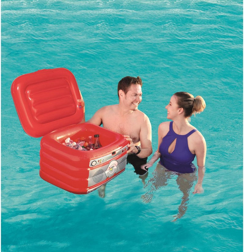 Inflatable Record Player Ice Bucket Water Float GND Products