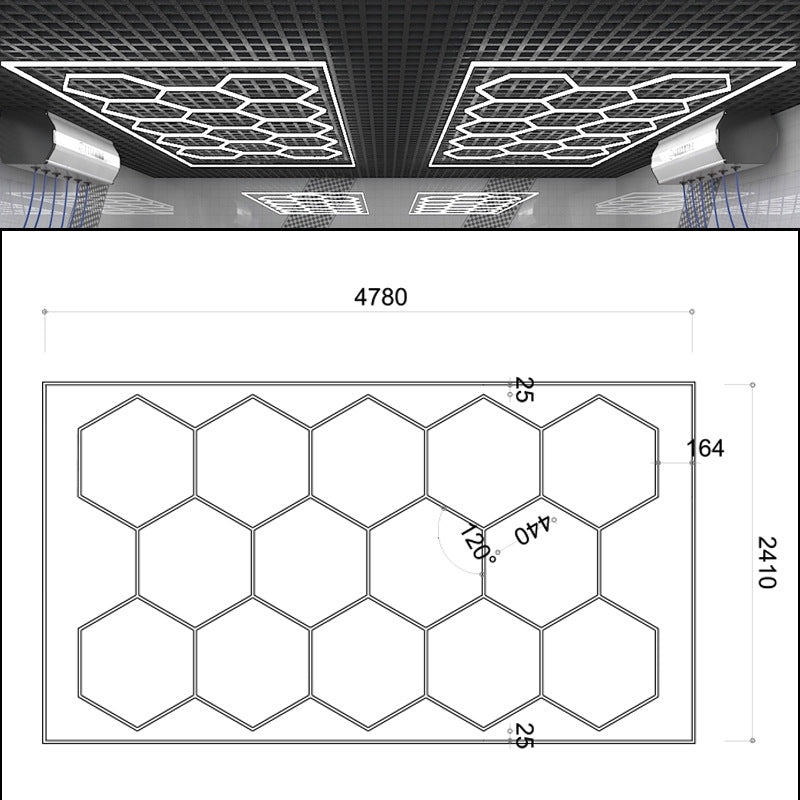 Led Jiugongge Lighting Of Auto Beauty Station GND Products