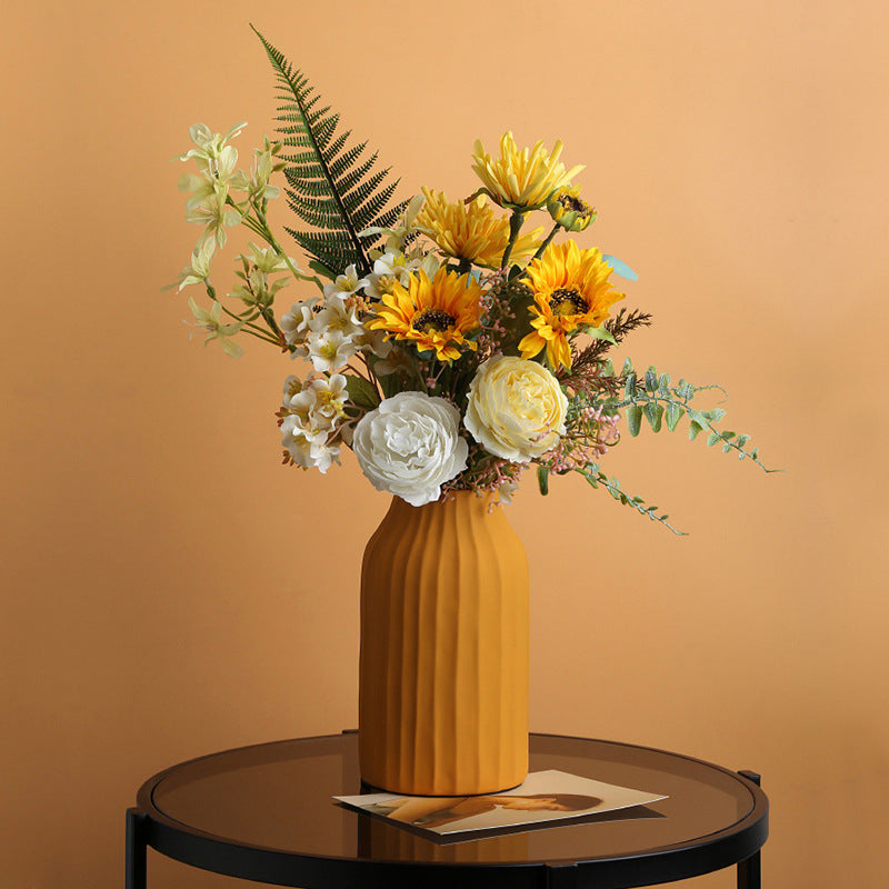 Origami ceramic vase ornaments